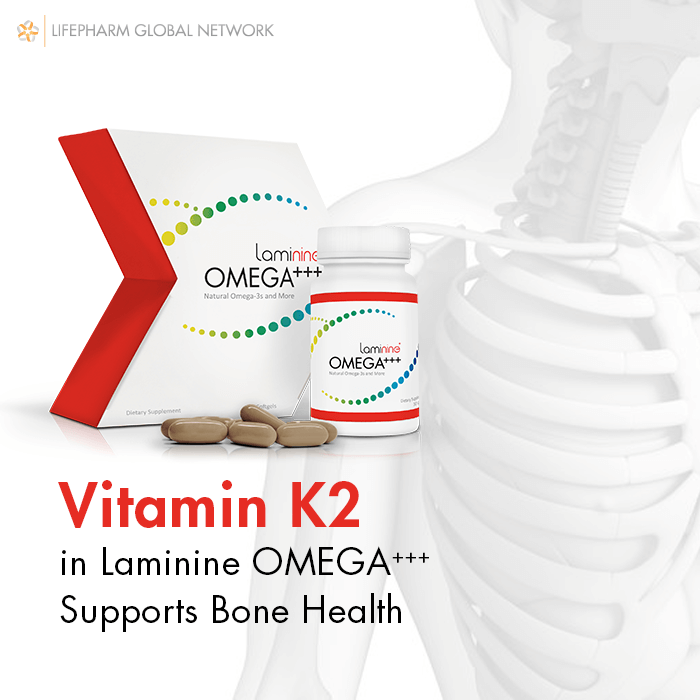 Laminine OMEGA+++ has Vitamin K2!